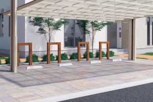 四国化成　高強度車止めポール　タフポール　Dタイプ