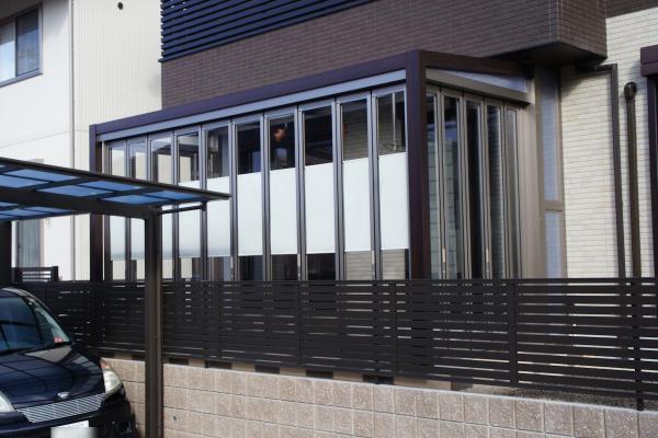 三重県伊賀市　Y様邸 　リクシル　ガーデンルーム・ジーマ　外構　お庭　サンルーム