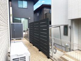 三重県四日市市　Y様邸　高儀　コテージウッド　目隠しフェンス　外構