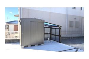 三重県津市　I様邸　マツモト物置　MN-TERRA1818-1K6S　PG　おしゃれ物置　