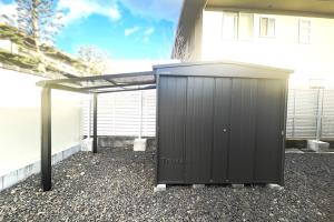 三重県伊賀市　N様邸　マツモト物置　MN-TERRA2218-1K6S　PG色　エクステリア　外構　