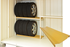 1枚追加(タイヤ受けパネル)