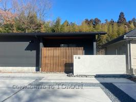 三重県いなべ市　K様邸　高儀　ネオカットウッド　スクリーンフェンス　目隠しフェンス　外構