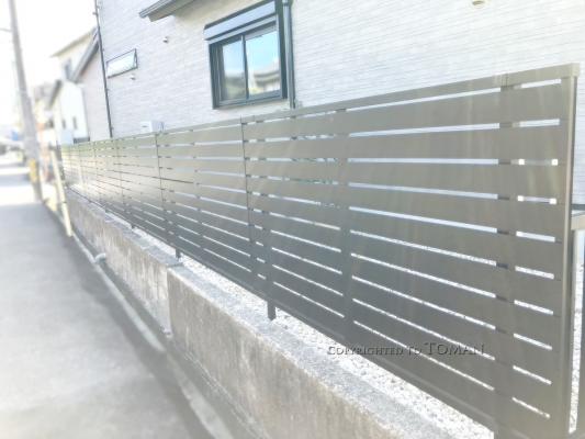 三重県四日市市　O様邸 YKKap　シンプレオフェンス　SY3型