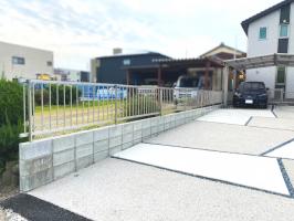 三重県四日市市　K様邸 YKKap　シンプレオフェンス　T2型