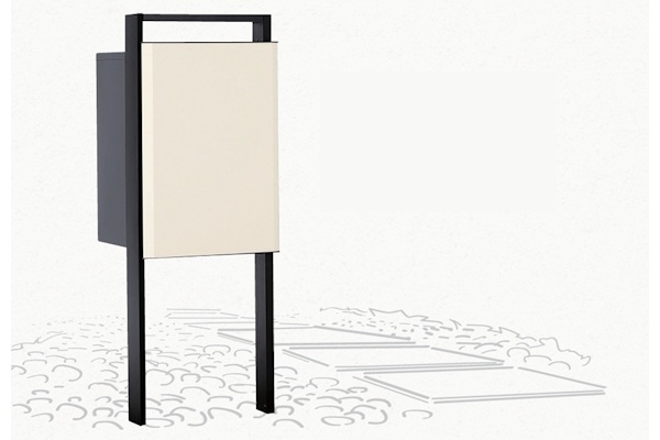 ユニソン　スマートキー搭載宅配ポスト　ヴィコスマートDB120　ポストなし　スタンドタイプ