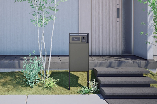 ユニソン　スマートキー搭載宅配ポスト　ヴィコスマートDB120　ポストなし　門柱タイプ