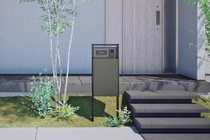 ユニソン　スマートキー搭載宅配ポスト　ヴィコスマートDB120　ポストなし　門柱タイプ