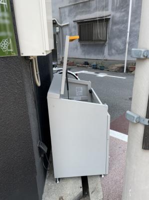 大阪府大阪市　T様邸 　マツモト物置　セイリーボックス　SBA-400ゴミストッカー　鍵付き小型物置