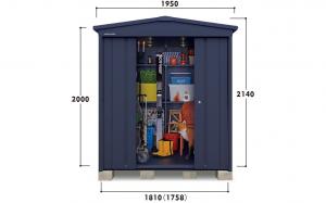 スチール物置　MN-DD1818　マツモト物置　施工費込み(オプションン別)　外構