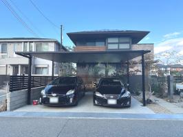 兵庫県姫路市　M様邸　三協アルミ　カーポートFⅡ　エフツー