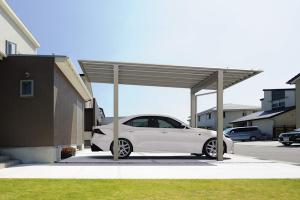 三協アルミ　カーポート　スカイリードZ　スタンダード　1台用　積雪50㎝仕様　両側支持タイプ