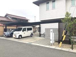 三重県四日市市 L様邸 三協アルミ U.スタイル アゼスト 梁置き カーポート