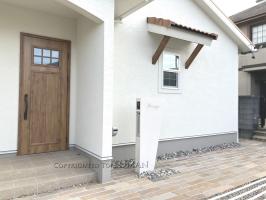 三重県三重郡川越町 K様邸 D'sガーデン ディーズガーデン ルアンA 門袖 ポスト 外構