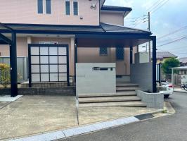 三重県桑名市　K様邸　LIXIL　プラスG　Gスクリーン　角格子タイプ　外構