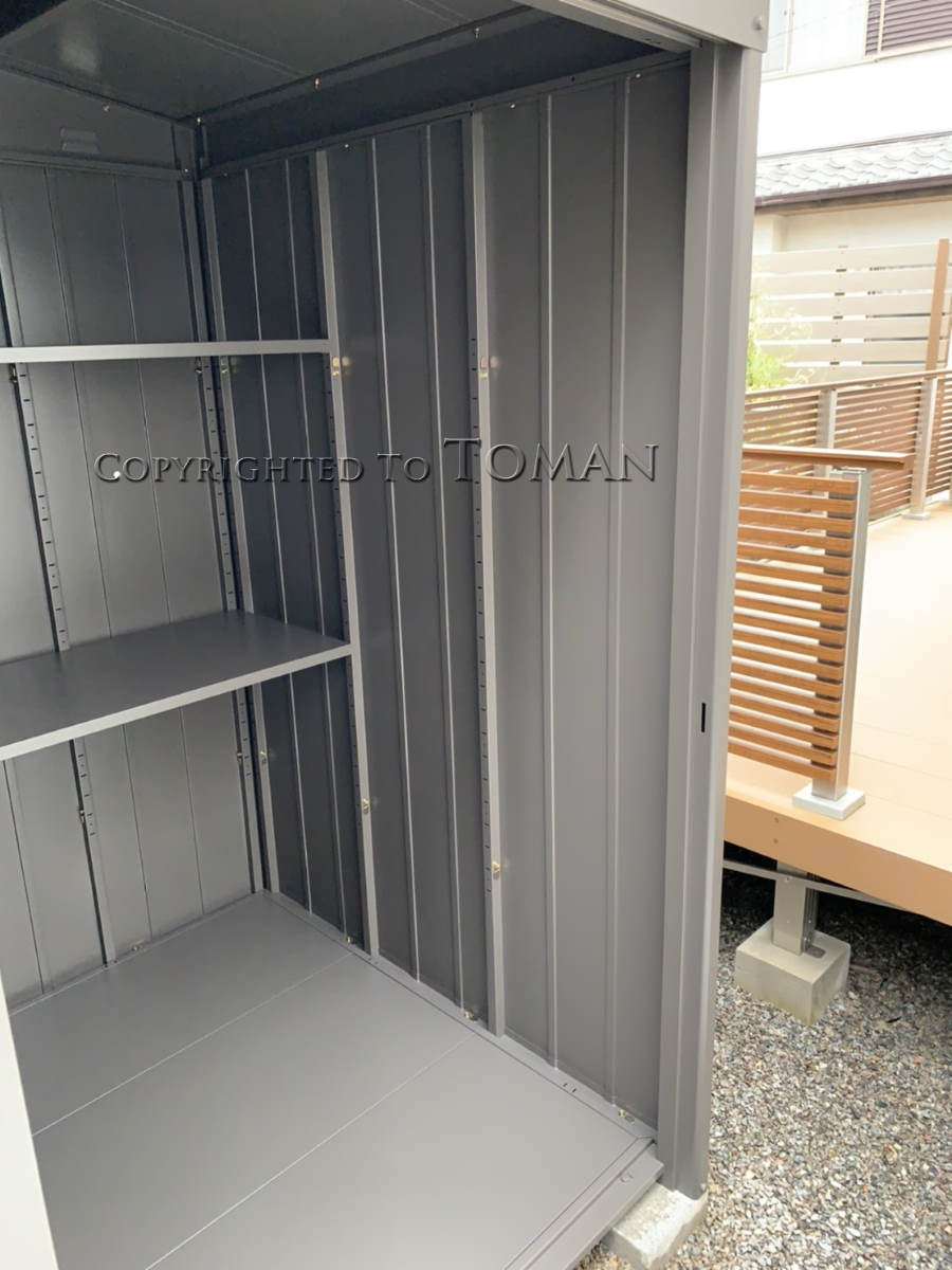 マツモト物置 MN-TERRA 2614 自転車置き場 洗濯干し 施工費込み