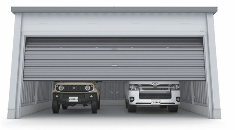 イナバ 電動開閉ガレージ TAFRAGE タフレージ 1台用 オーバー