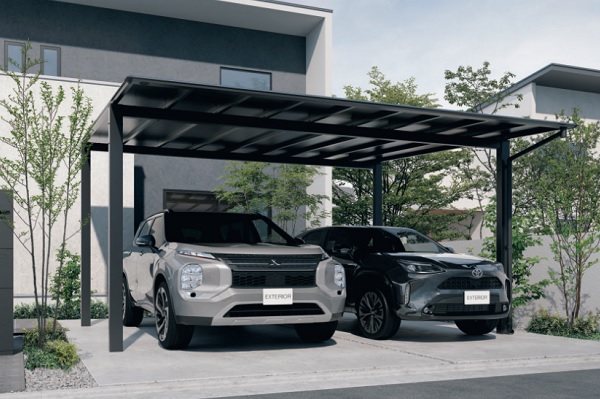 三協アルミ スカイリード【シャドークール】 両側支持 (3台用) | 大阪